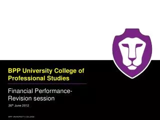 BPP University College of Professional Studies