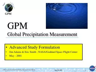 GPM Global Precipitation Measurement