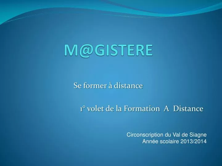 m@gistere