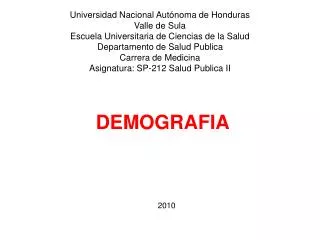 demografia