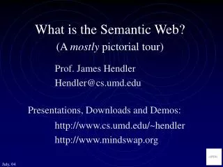What is the Semantic Web? (A mostly pictorial tour)