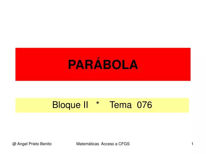 par bola