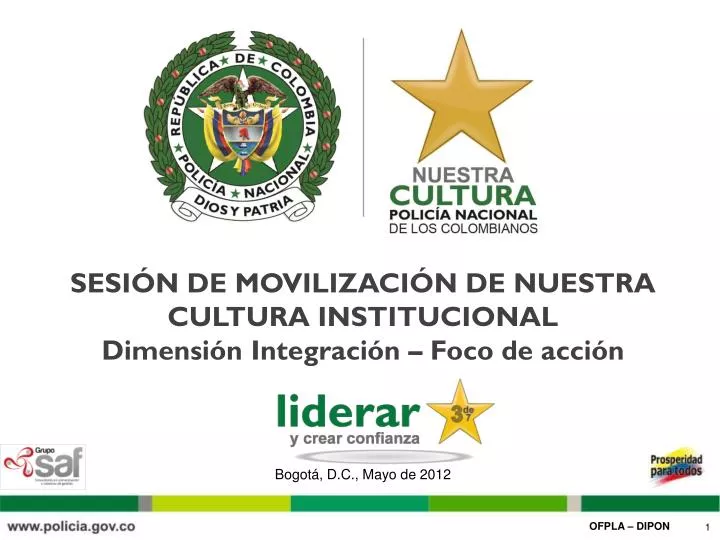 sesi n de movilizaci n de nuestra cultura institucional dimensi n integraci n foco de acci n