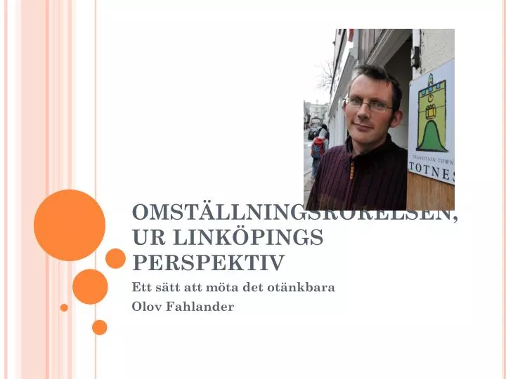 omst llningsr relsen ur link pings perspektiv