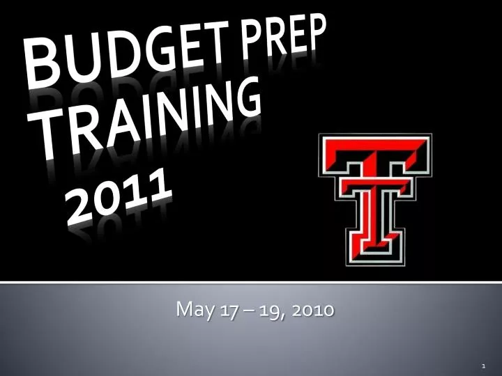 budget prep training 2011
