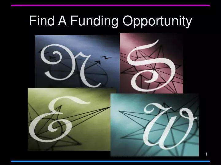 find a funding opportunity
