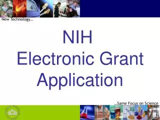 NIH Electronic Grant Application