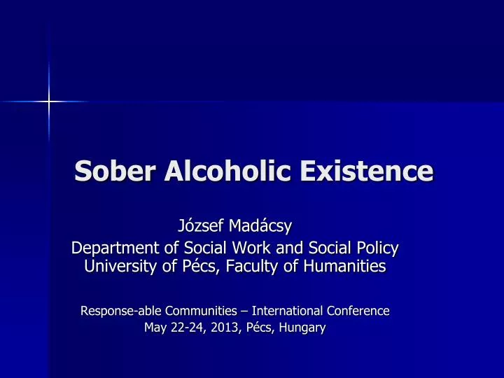 sober alcoholic existence