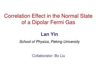 Correlation Effect in the Normal State of a Dipolar Fermi Gas