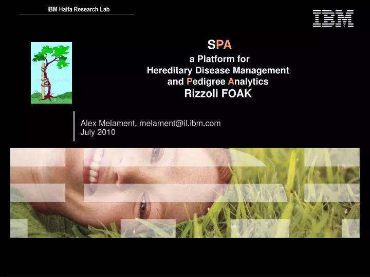 s pa a platform for hereditary disease management and p edigree a nalytics rizzoli foak