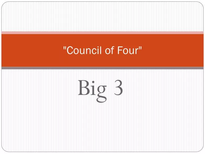 council of four