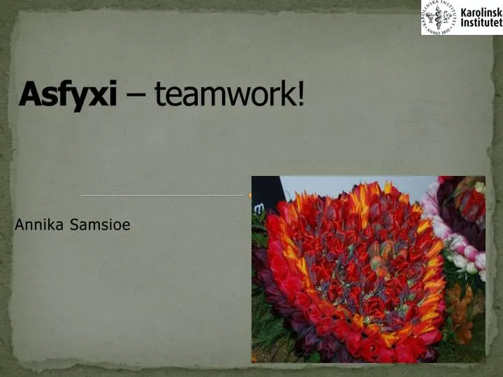 asfyxi teamwork