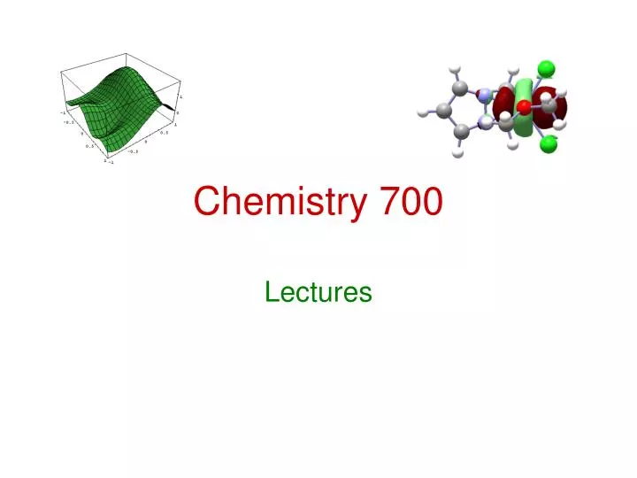 chemistry 700