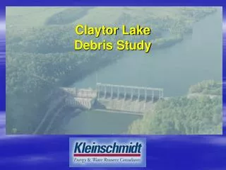 Claytor Lake Debris Study