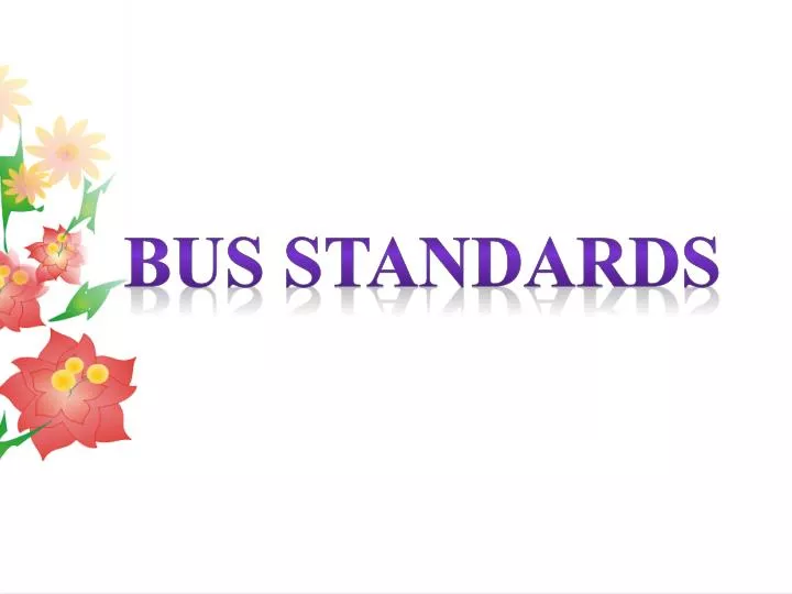 bus standards