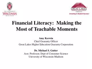 Financial Literacy: Making the Most of Teachable Moments