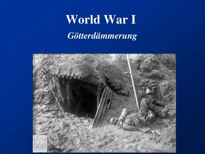 world war i g tterd mmerung