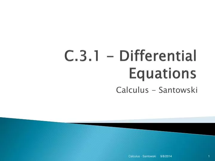 c 3 1 differential equations