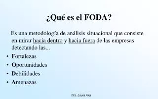 qu es el foda