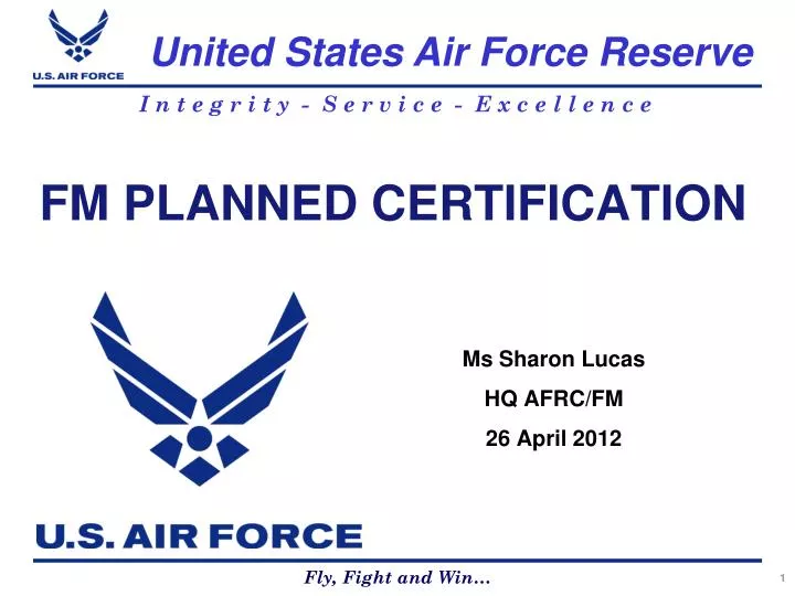 fm planned certification