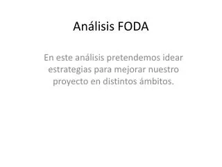 an lisis foda