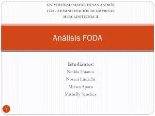 an lisis foda