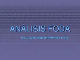 an lisis foda