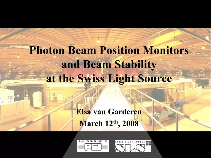 photon beam position monitors and beam stabili ty at the swiss light source