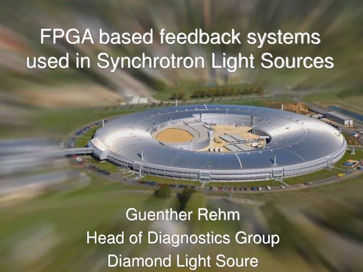 fpga based feedback systems used in synchrotron light sources