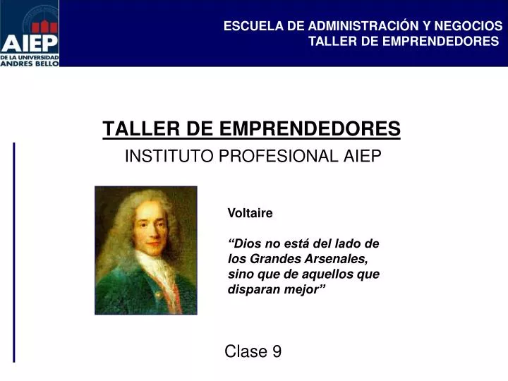 taller de emprendedores