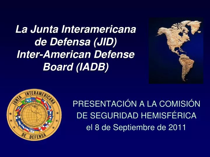 la junta interamericana de defensa jid inter american defense board iadb