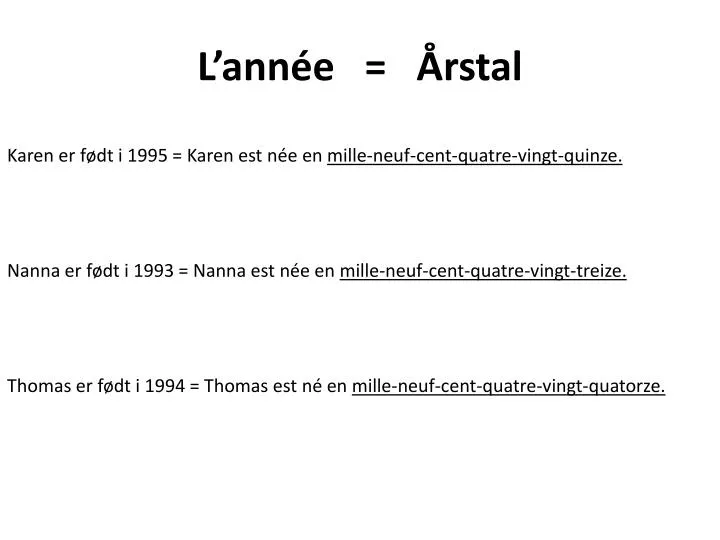 l ann e rstal