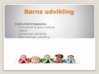b rns udvikling
