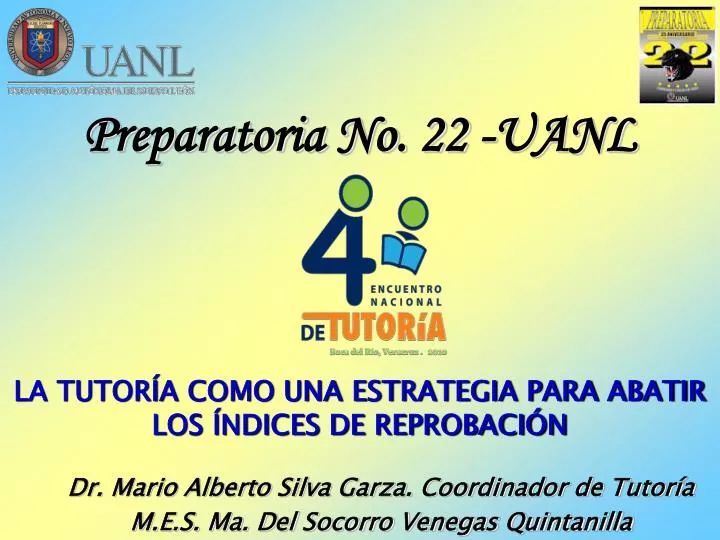 preparatoria no 22 uanl la tutor a como una estrategia para abatir los ndices de reprobaci n