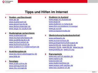 tipps und hilfen im internet