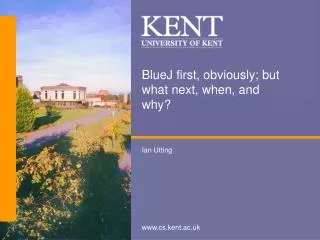 BlueJ first, obviously; but what next, when, and why?