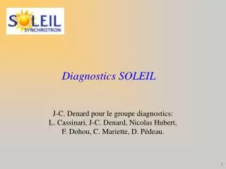 diagnostics soleil