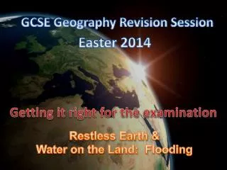 GCSE Geography Revision Session