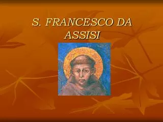 s francesco da assisi