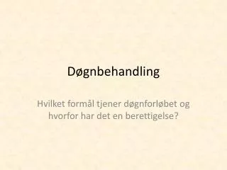 d gnbehandling