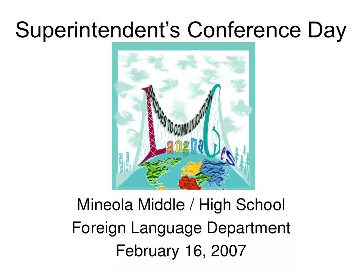 superintendent s conference day