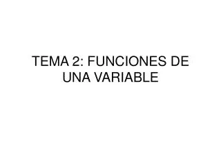 tema 2 funciones de una variable