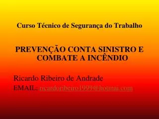curso t cnico de seguran a do trabalho