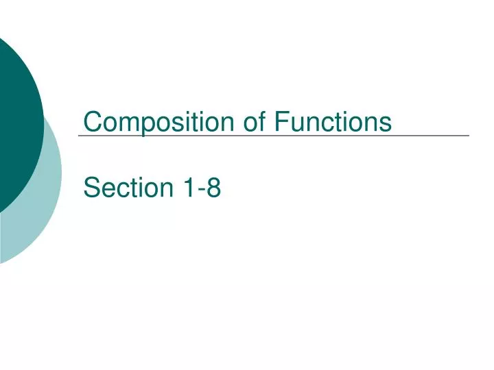 composition of functions section 1 8