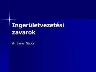 inger letvezet si zavarok