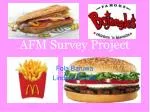 AFM Survey Project - slide 1