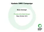 Update GMO Campaign - slide 1