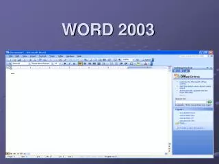 word 2003