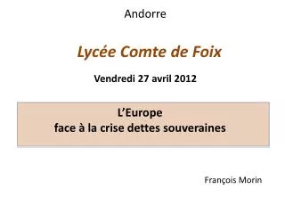 lyc e comte de foix