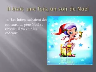 il tait une fois un soir de no l